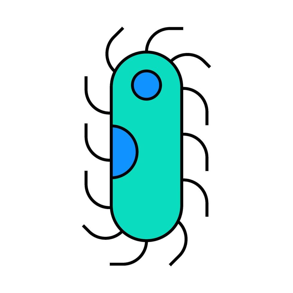 protozoa malaria icon color illustration vector