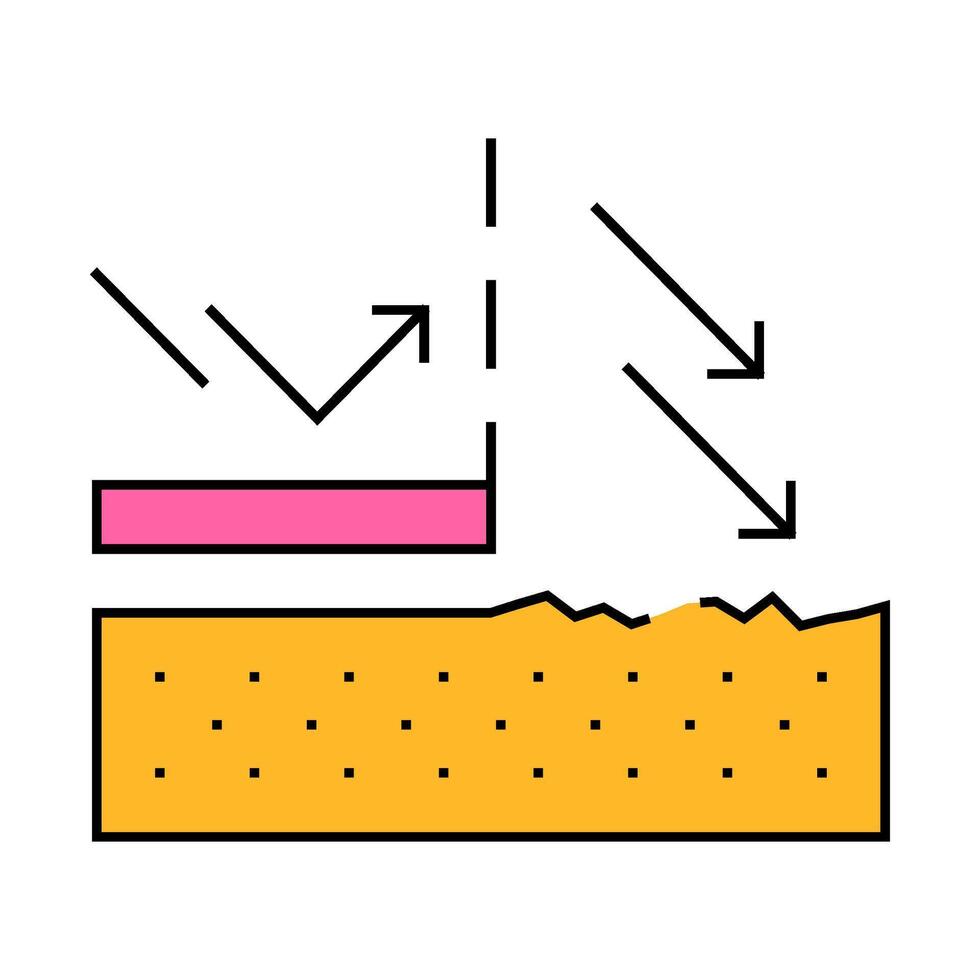 sun protection cream layer icon color illustration vector