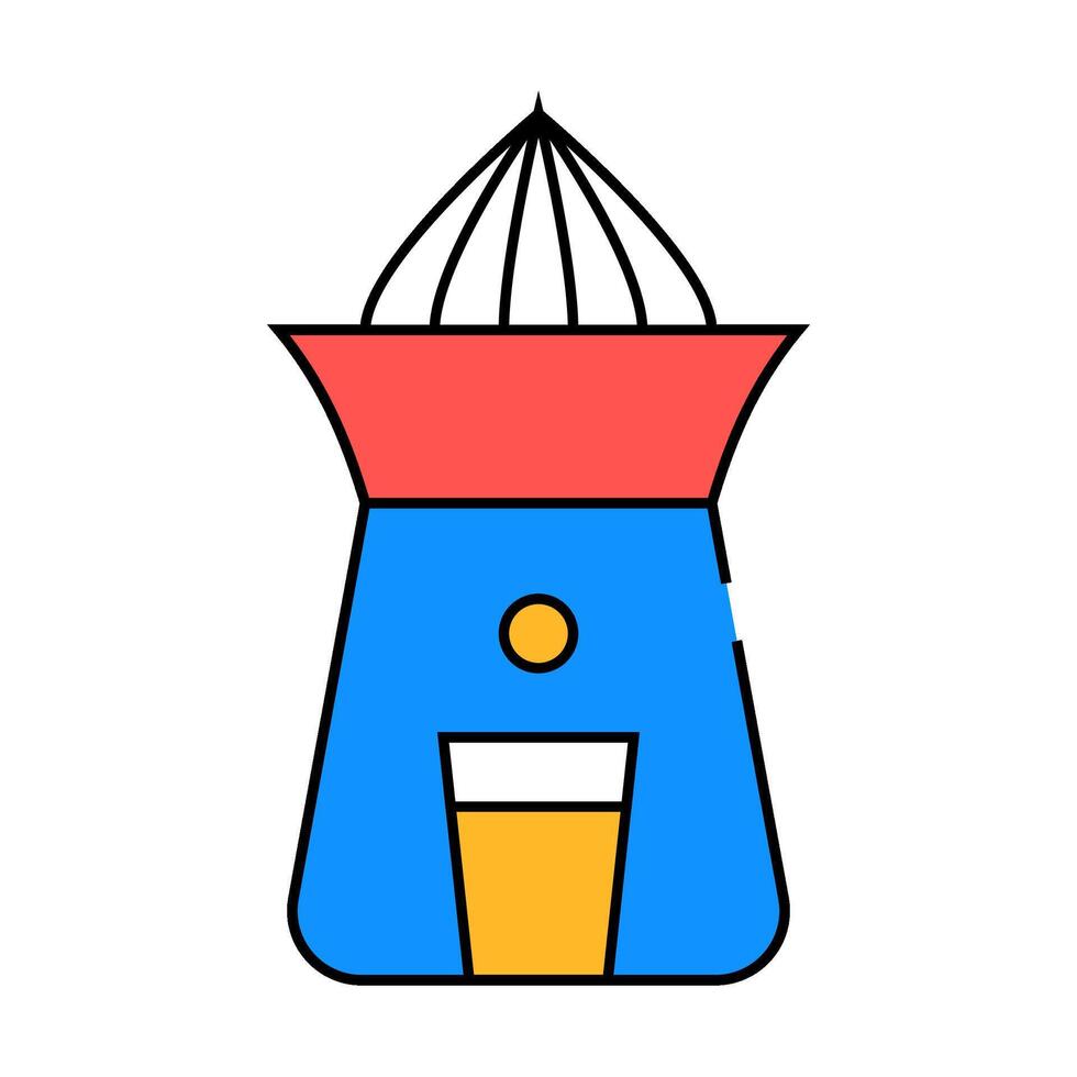 juicer equipment symbol illustration icon color illustration vector
