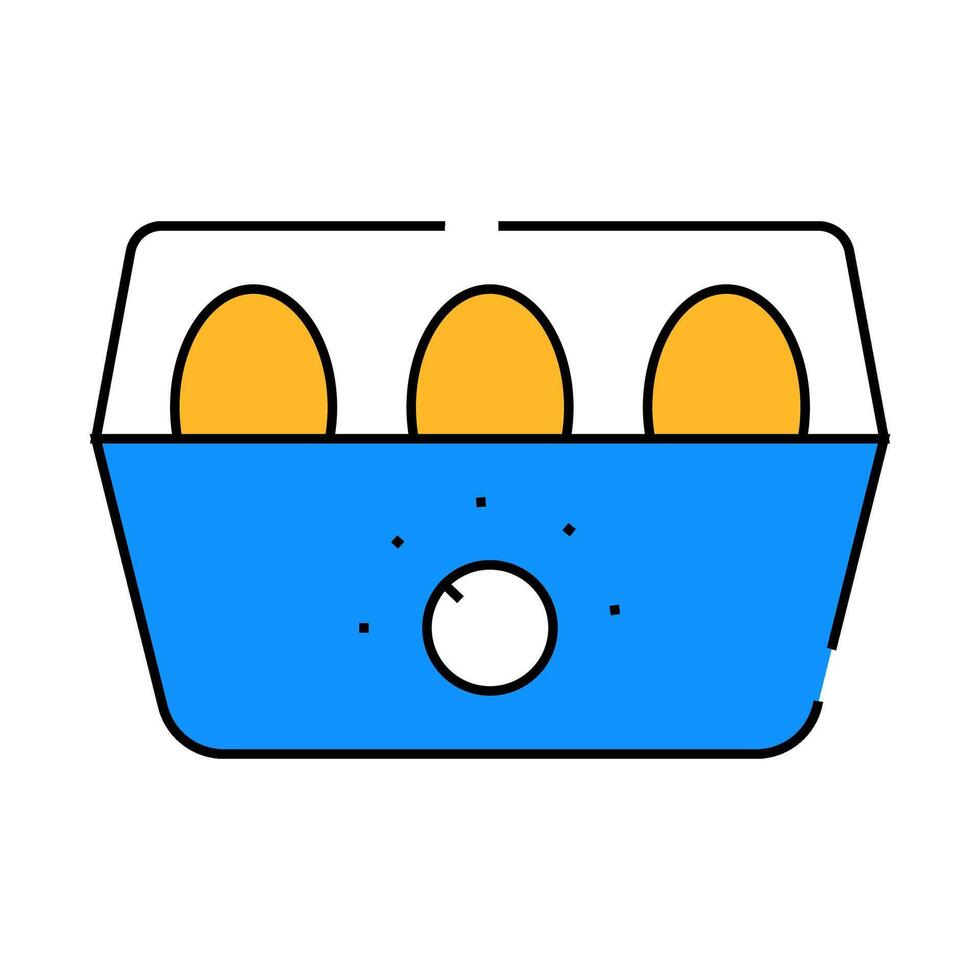 egg cooker symbol illustration icon color illustration vector