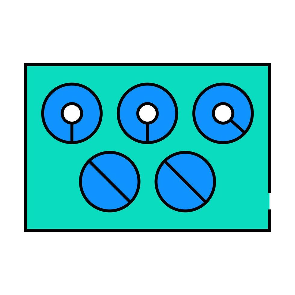 water purification plant icon color illustration vector