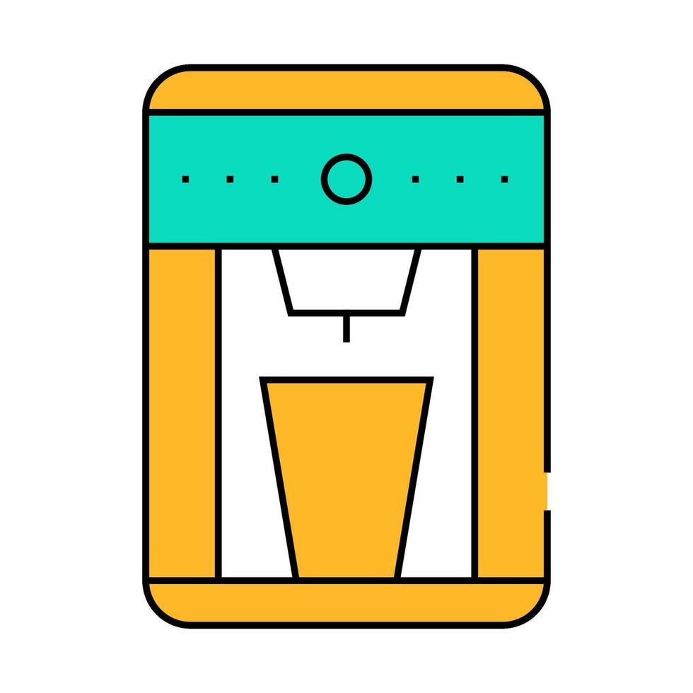 coffee machine icon color illustration vector