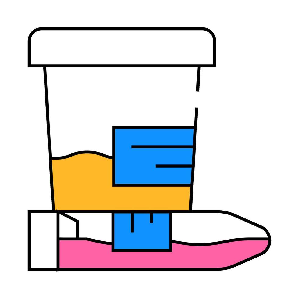 analysis packages sign icon color illustration vector
