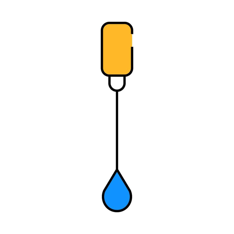 pap smear tool icon color illustration vector