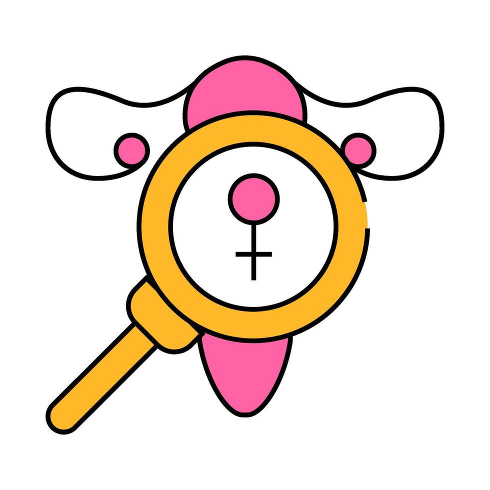 comprehensive examination sign icon color illustration vector
