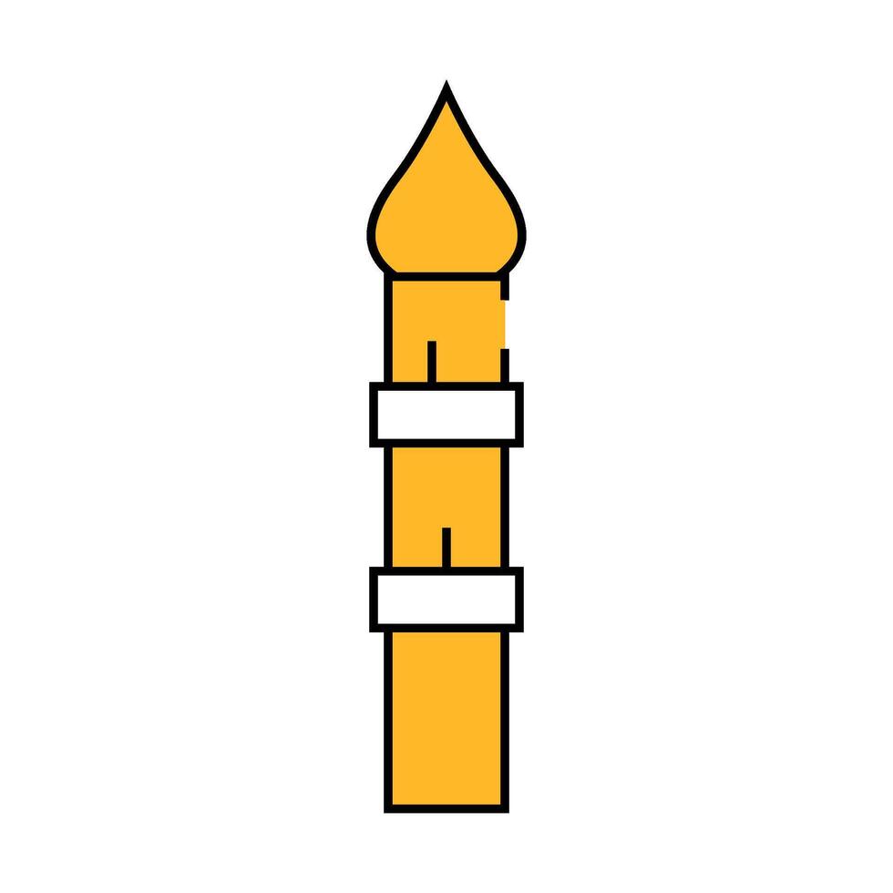 minaret tower icon color illustration vector