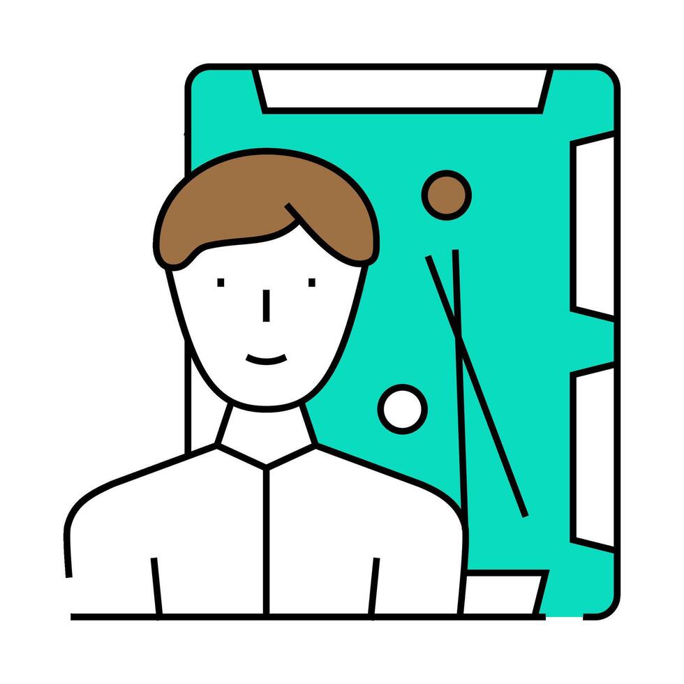 billiards snooker game icon color illustration vector