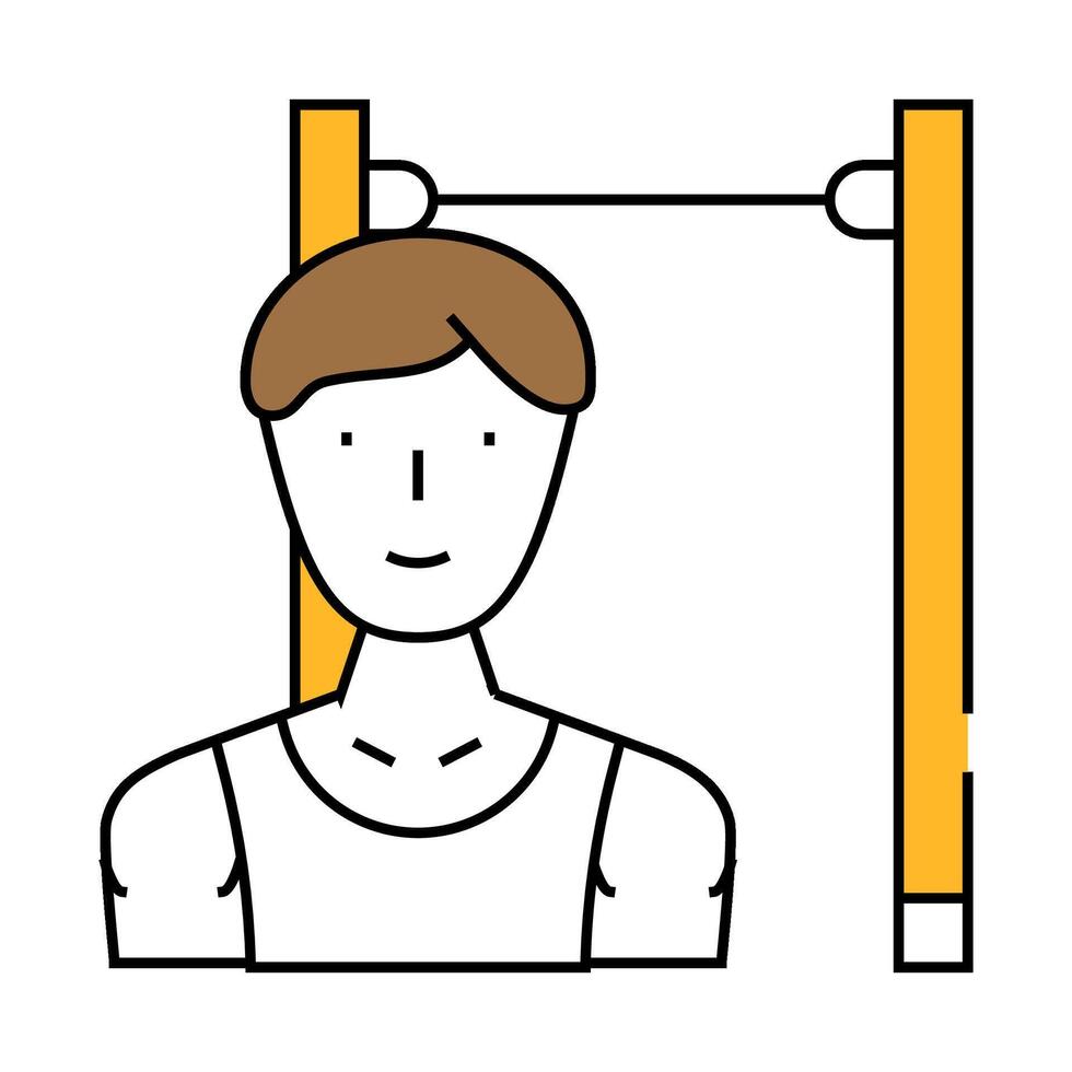 workout athletic sport icon color illustration vector