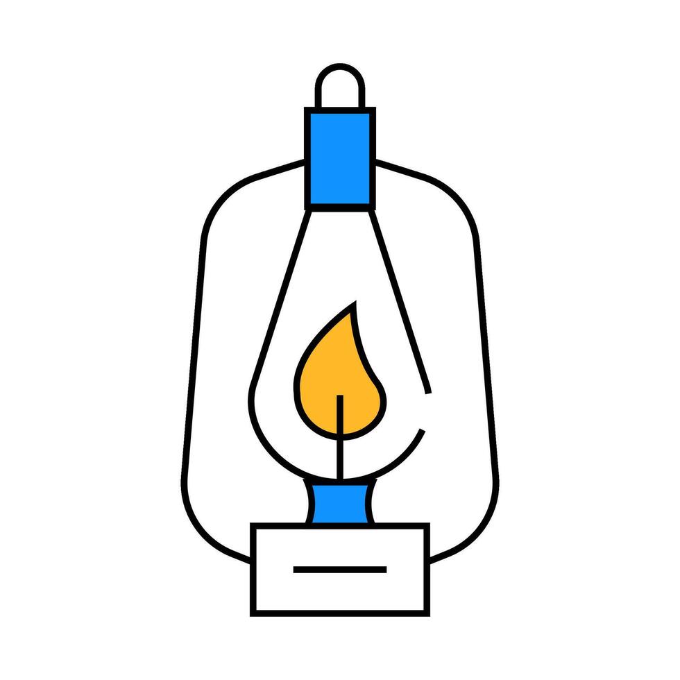 kerosene burner icon color illustration vector