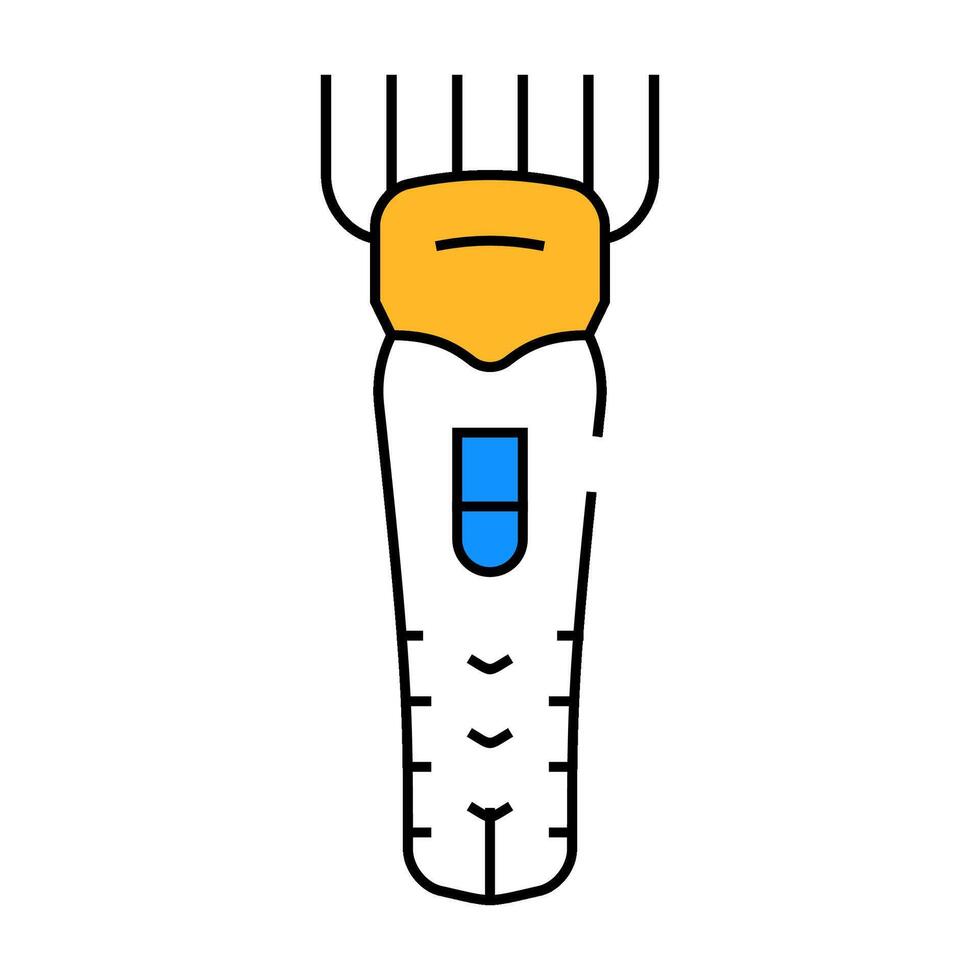 hair clipper groomer accessory icon color illustration vector