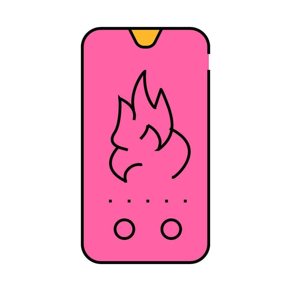 urgent question and calling to call center icon color illustration vector