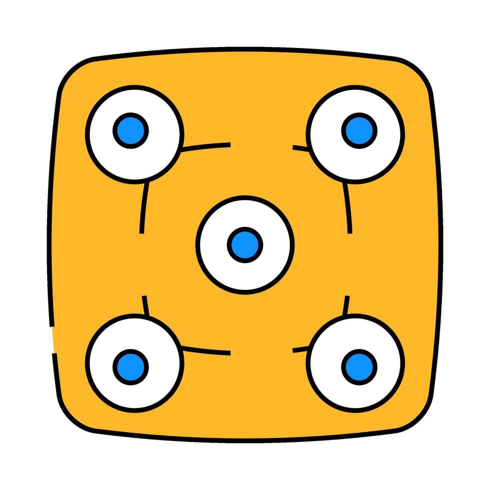ceiling panoramic camera icon color illustration vector