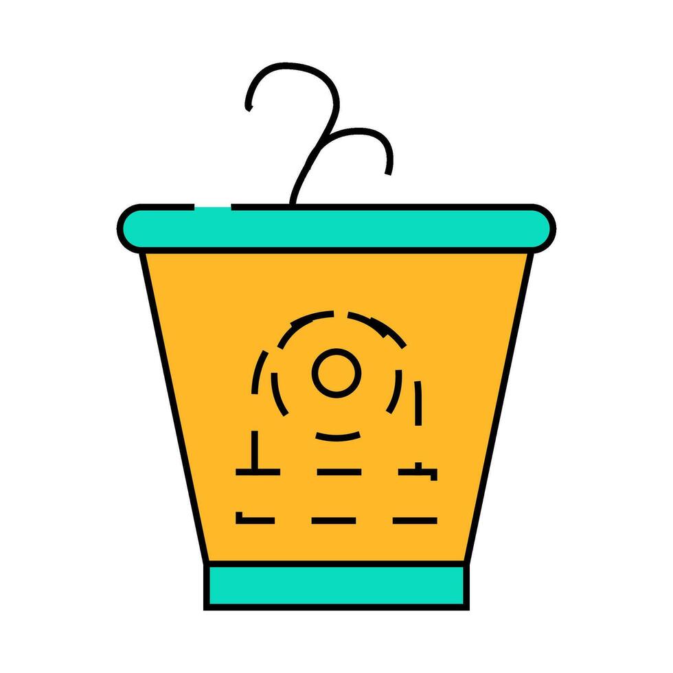 hidden camera flat icon color illustration vector