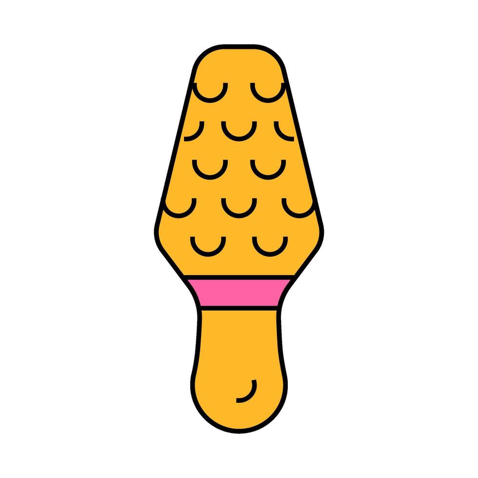 manual callus remover icon color illustration vector