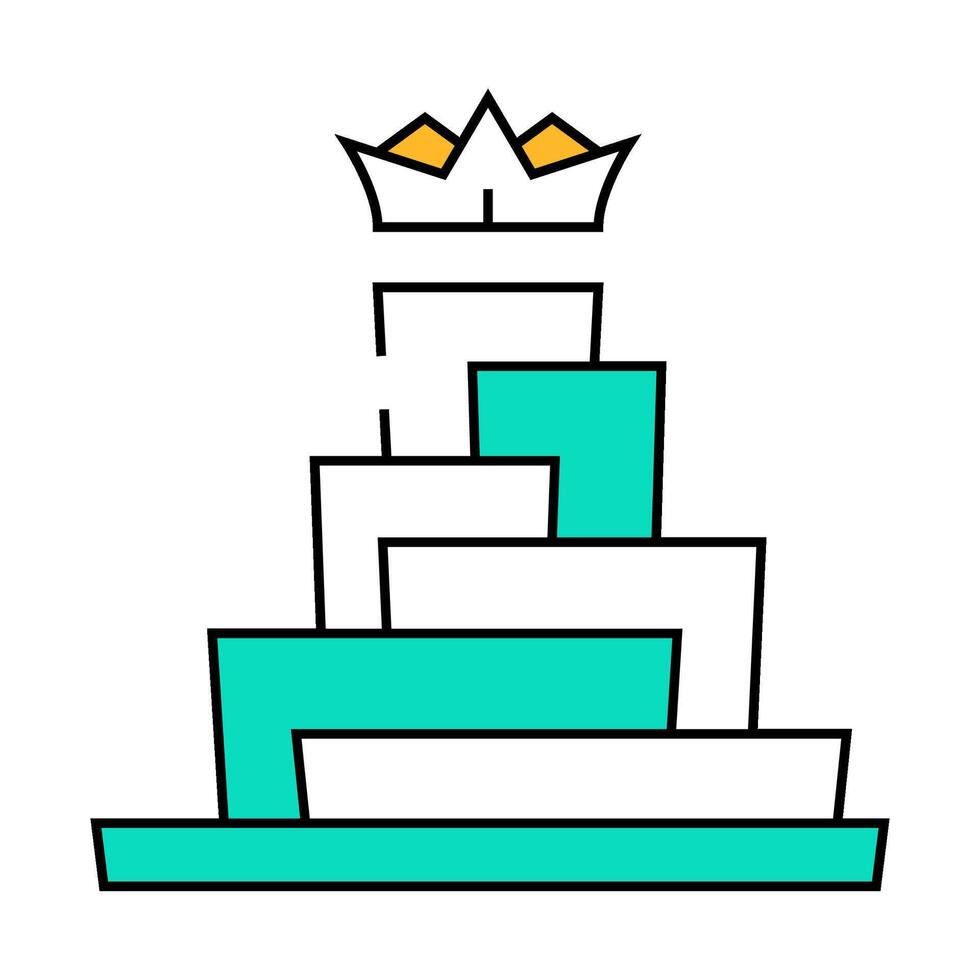growth for be king icon color illustration vector