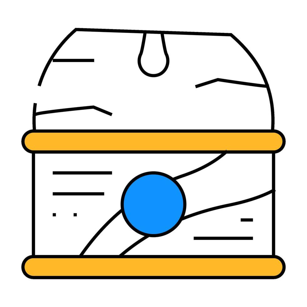 open container of canned food icon color illustration vector