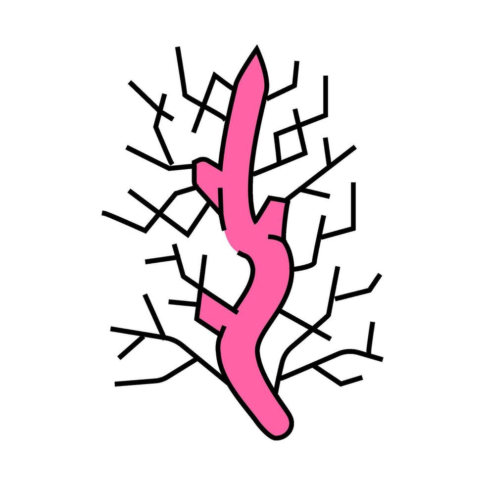 carrageenan food additives icon color illustration vector