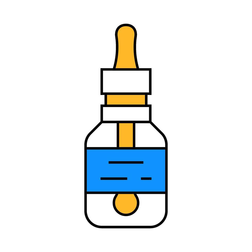 artificial flavoring icon color illustration vector