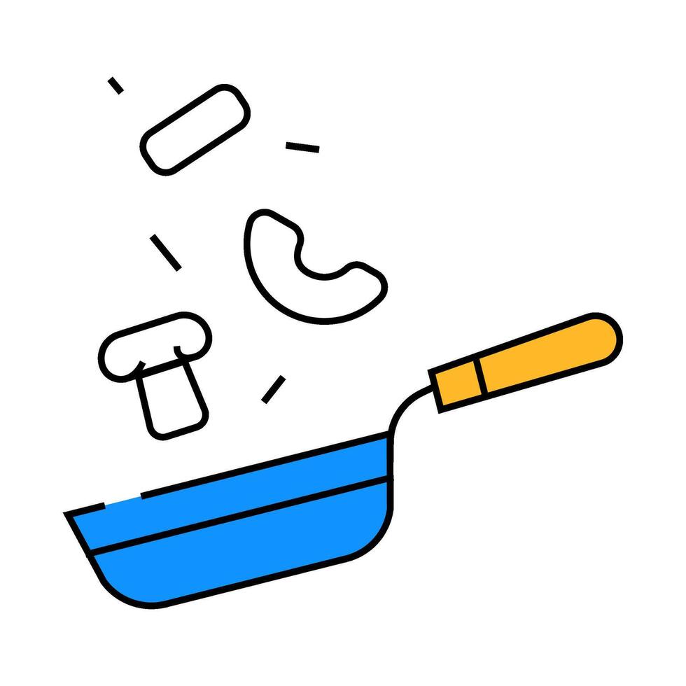 virtuoso cooking icon color illustration vector