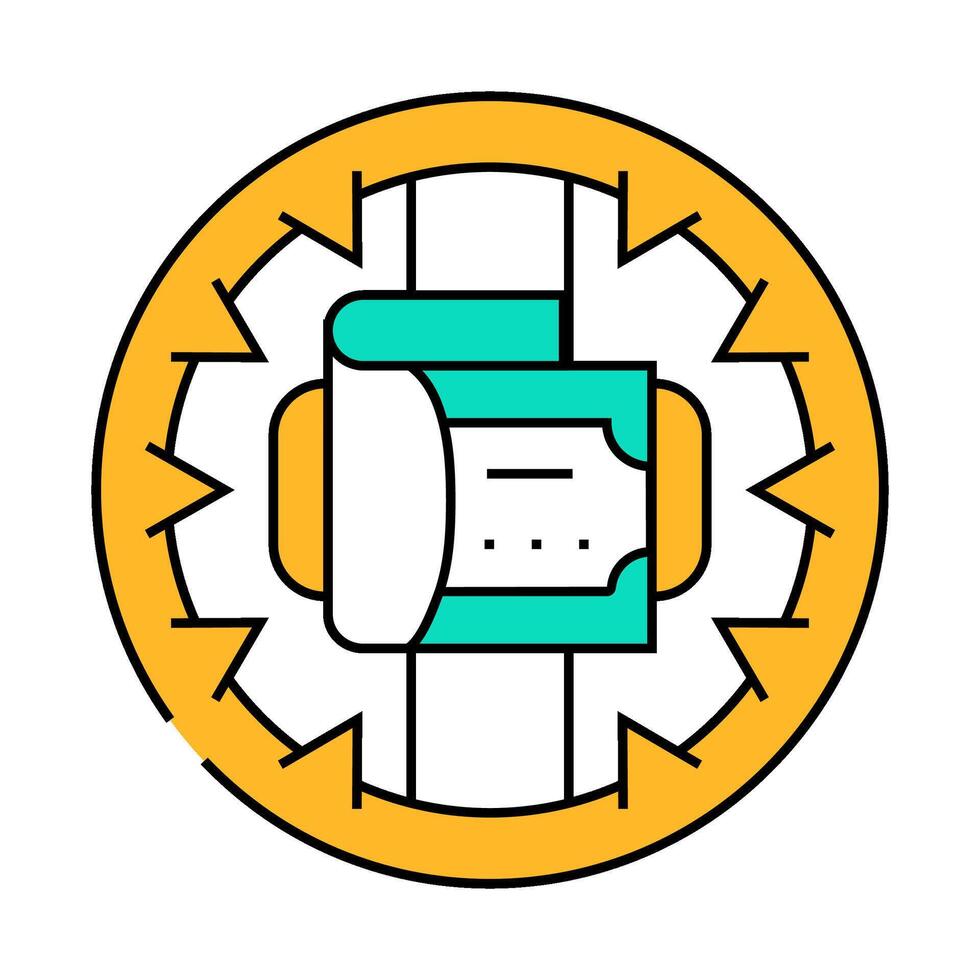 money trap icon color illustration vector