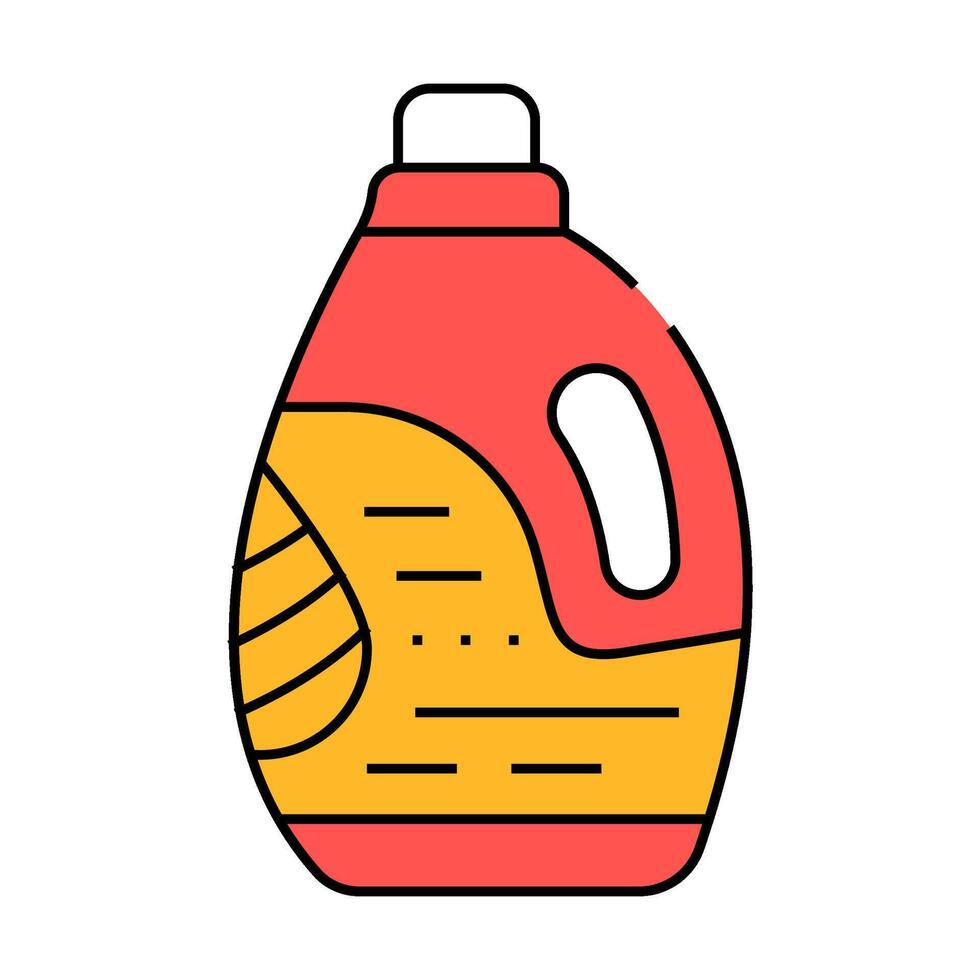 color preservation detergent icon color illustration vector