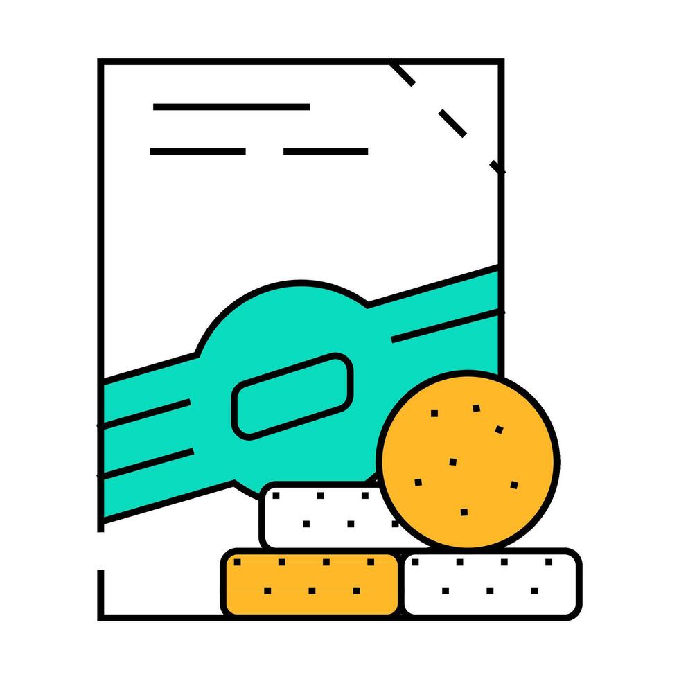 pills detergent icon color illustration vector