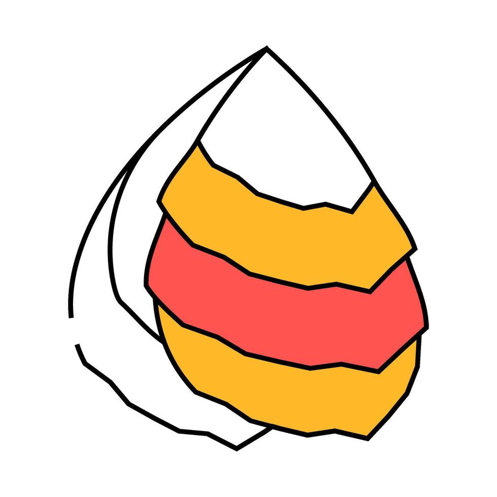 oyster ocean icon color illustration vector