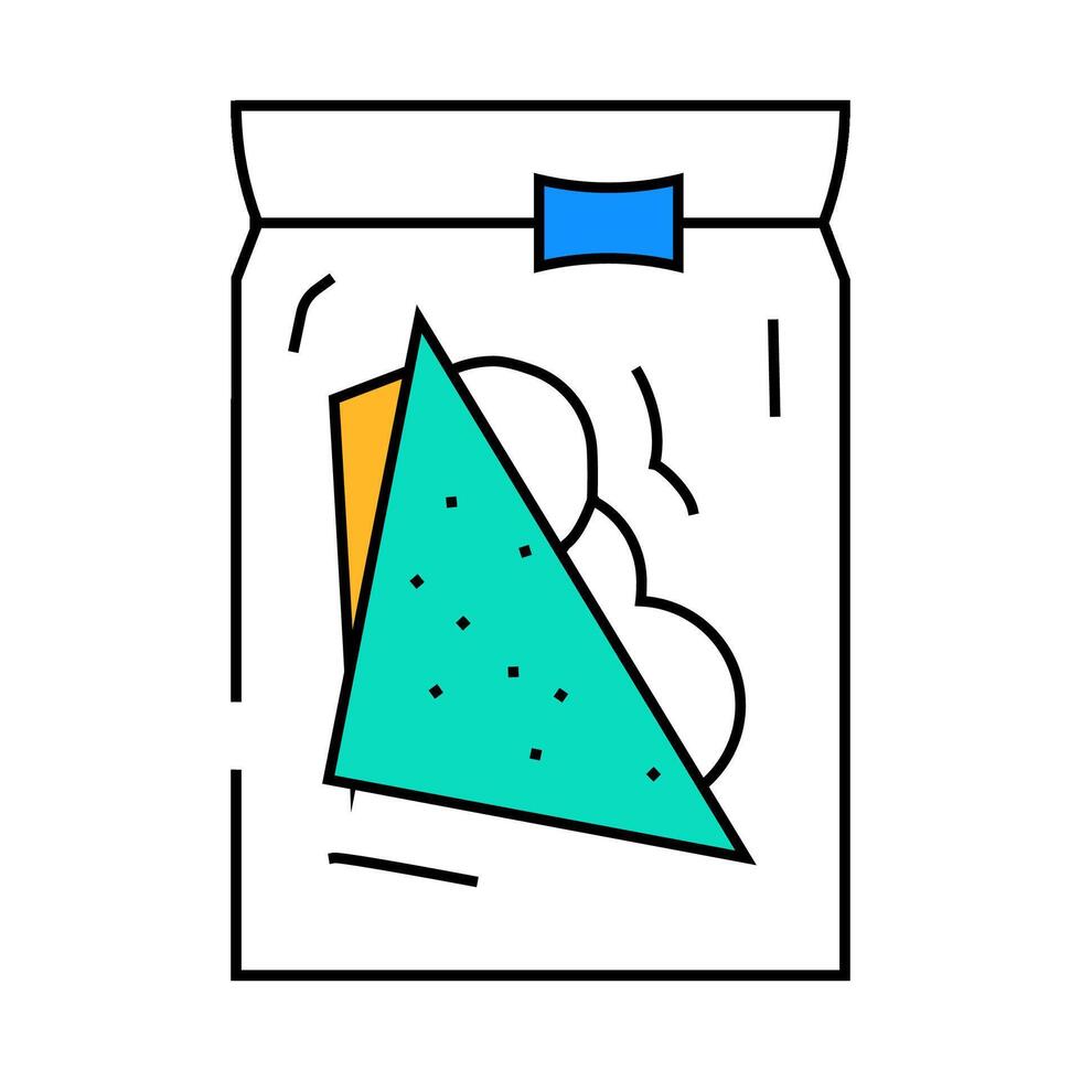 sandwiches food package icon color illustration vector