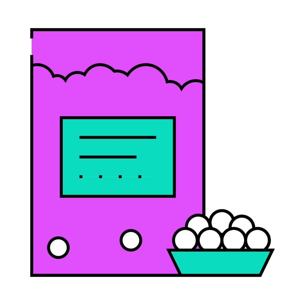 tapioca gluten free icon color illustration vector