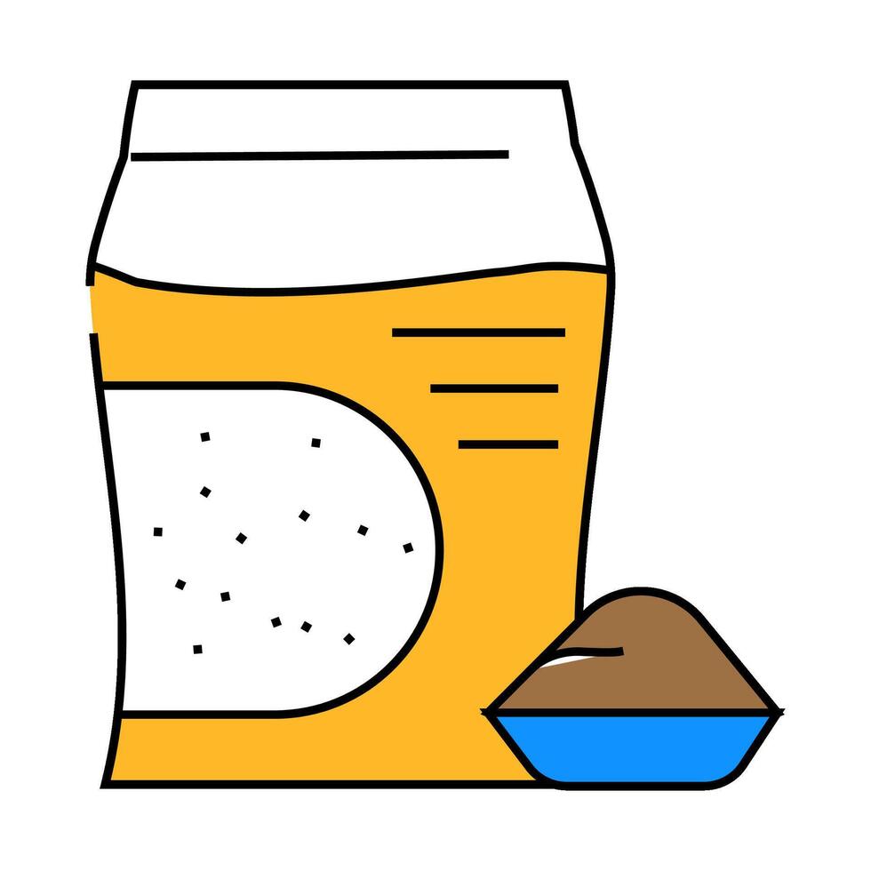 chia gluten free icon color illustration vector