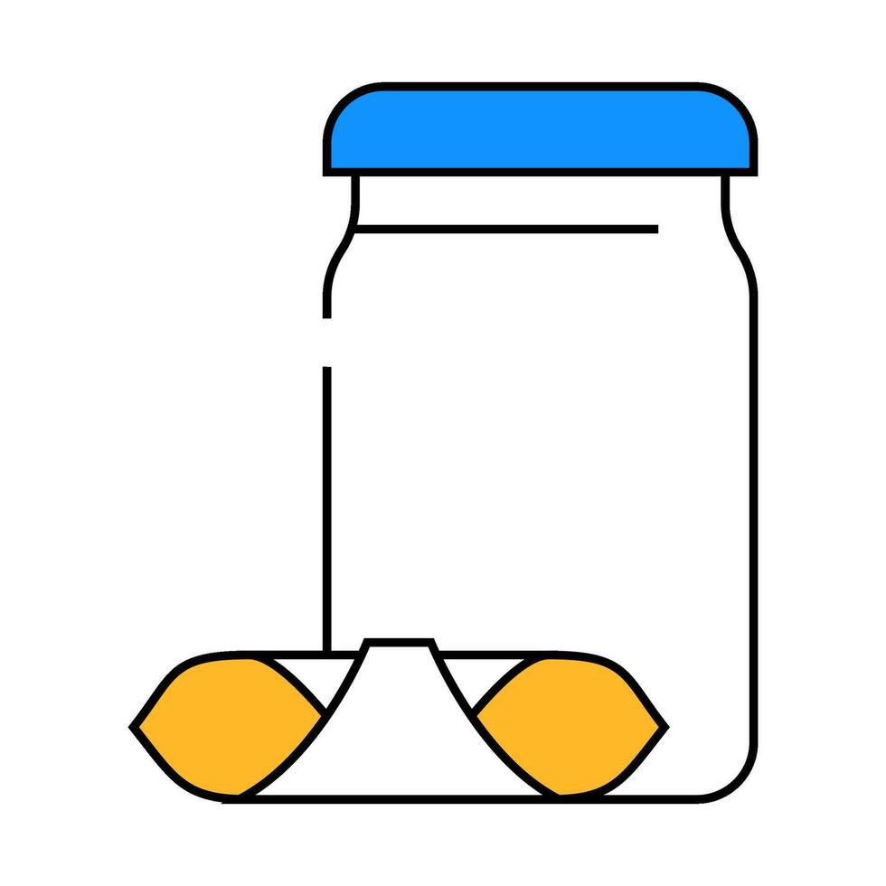 garganelli pasta icon color illustration vector