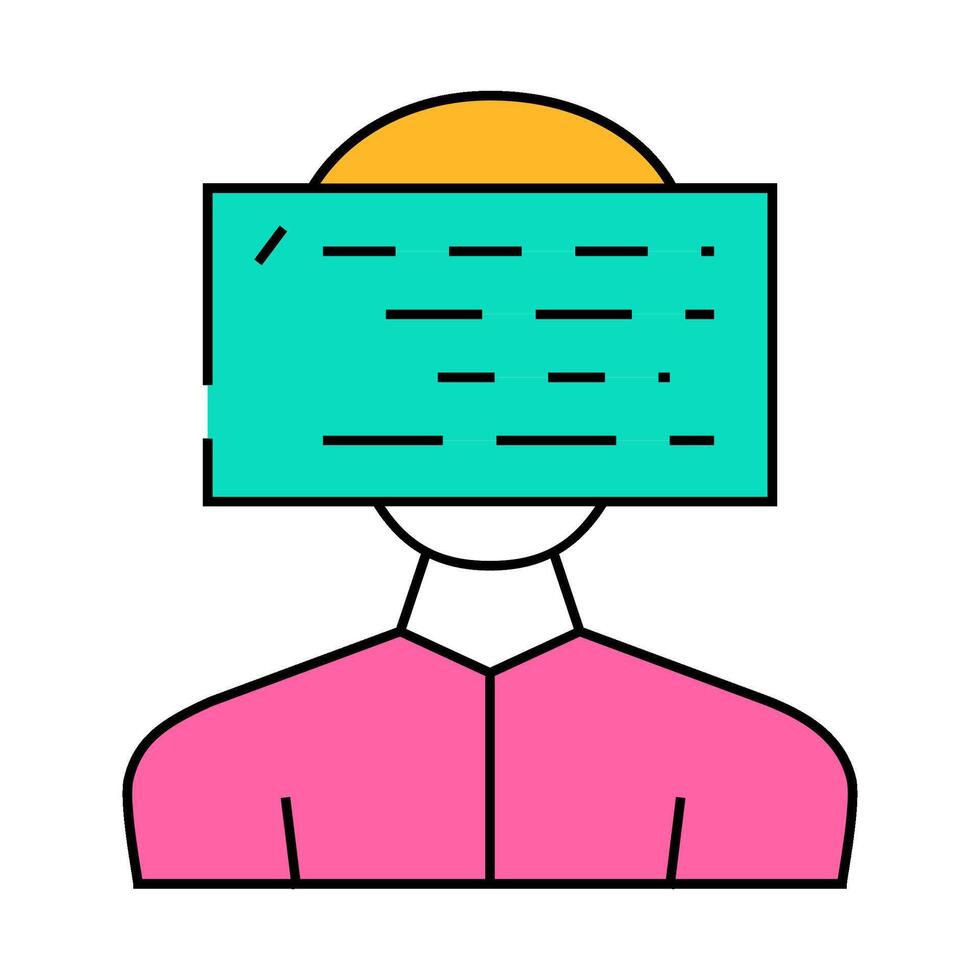 client programming kyc icon color illustration vector