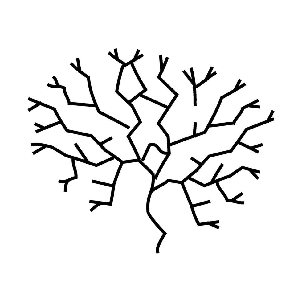 irish moss seaweed icon color illustration vector