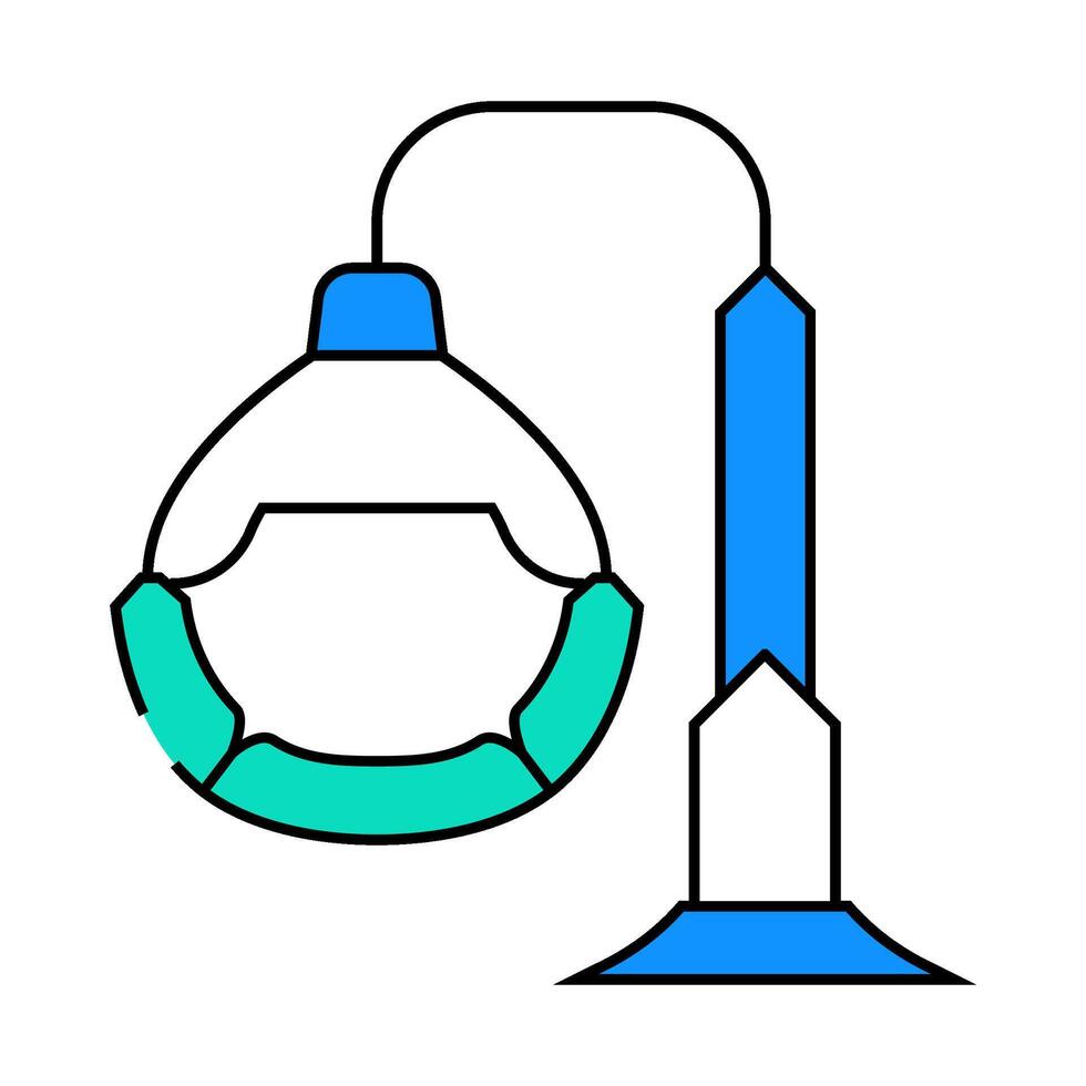 hanging furniture icon color illustration vector