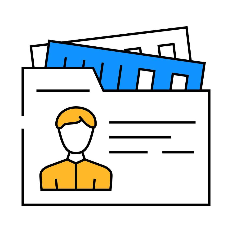 private business businessman icon color illustration vector