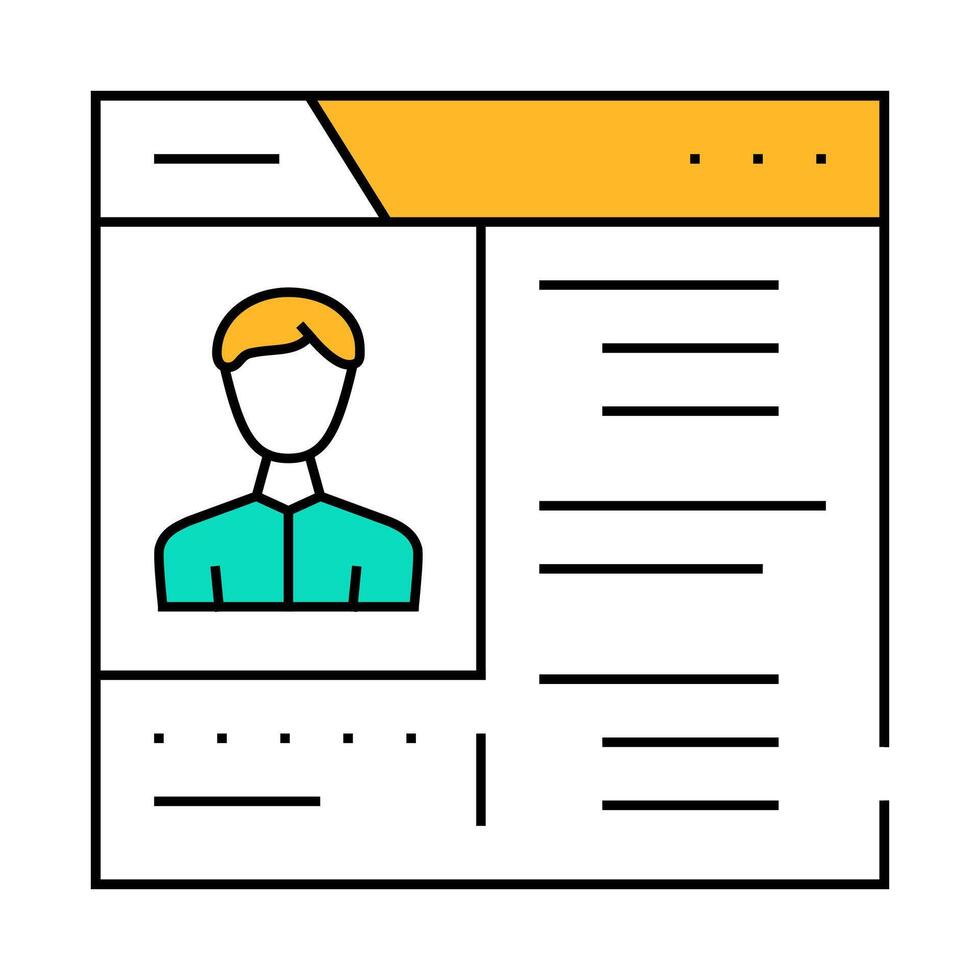 conference chat icon color illustration vector
