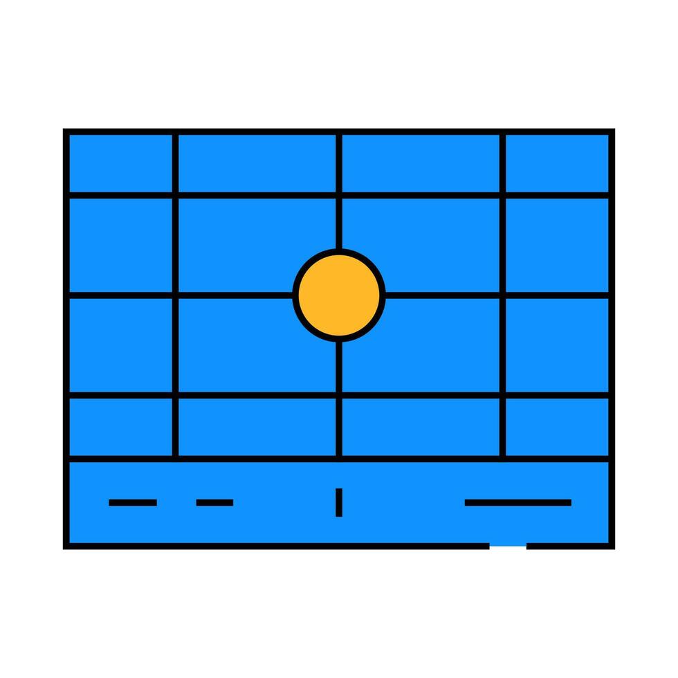 dividing grid icon color illustration vector