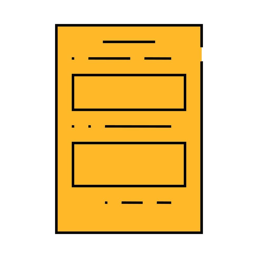 form file icon color illustration vector