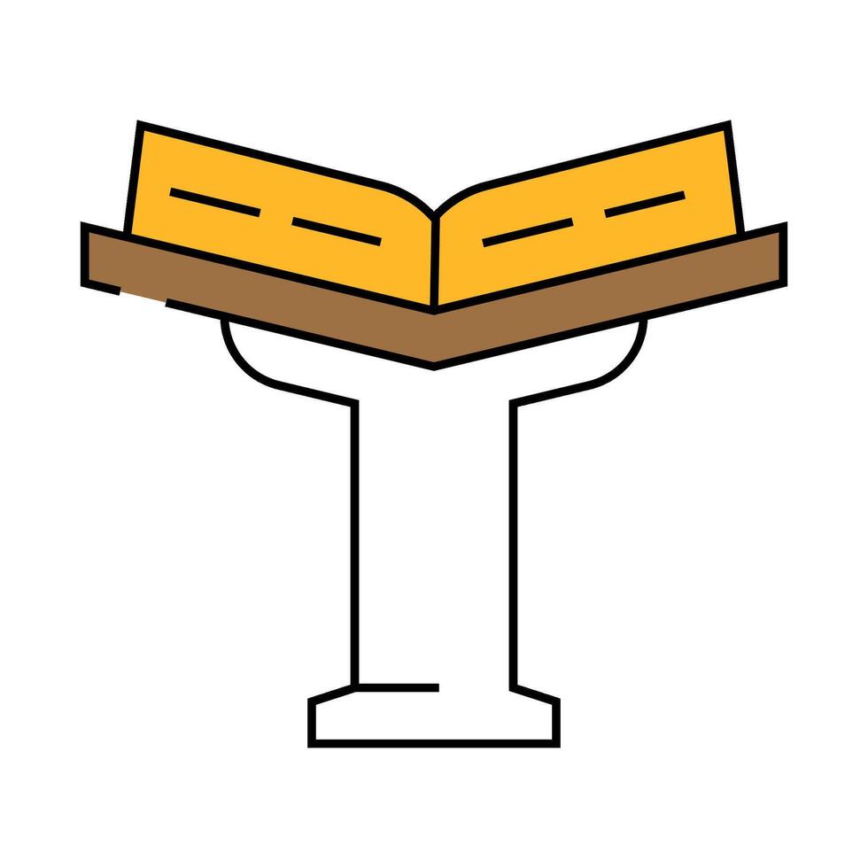 book for recommendations icon color illustration vector