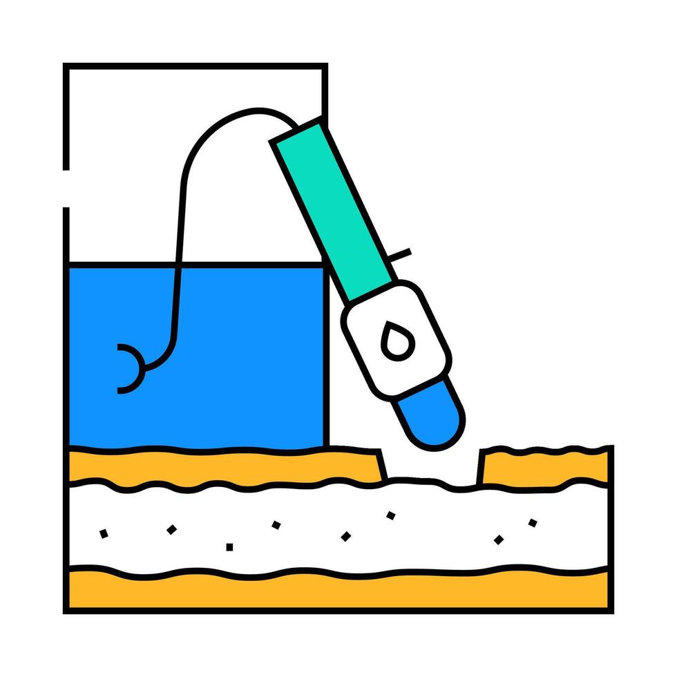 hydrafacial beauty procedure icon color illustration vector