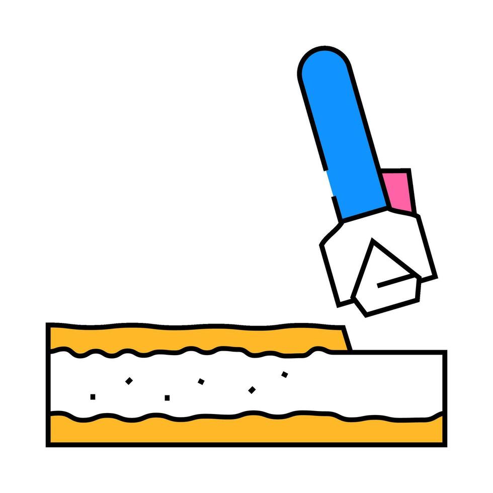 microdermabrasion therapy icon color illustration vector