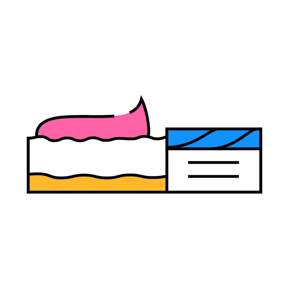 professional skin care cream icon color illustration vector