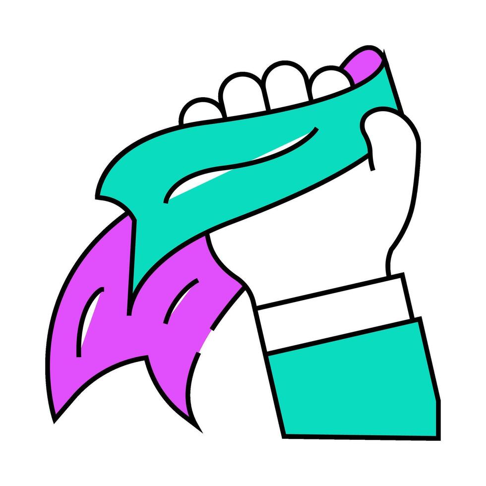 leaders tape icon color illustration vector