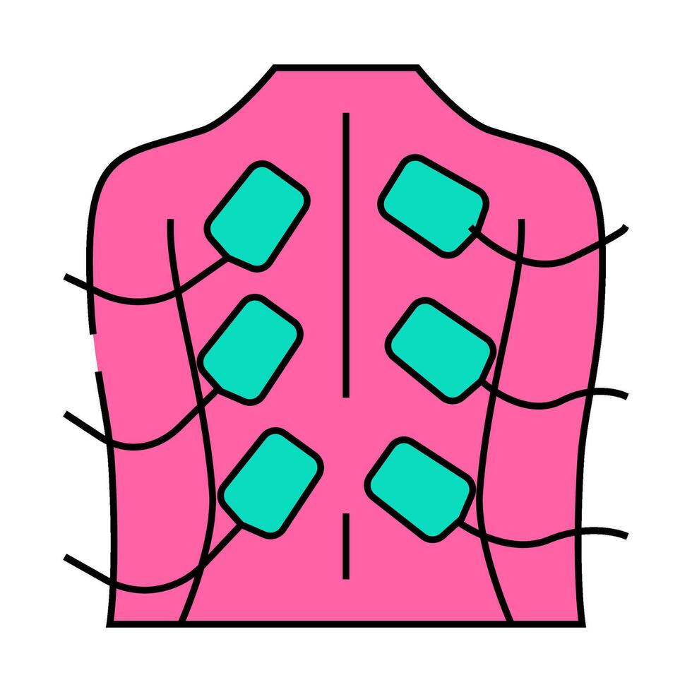 stimulation therapy icon color illustration vector