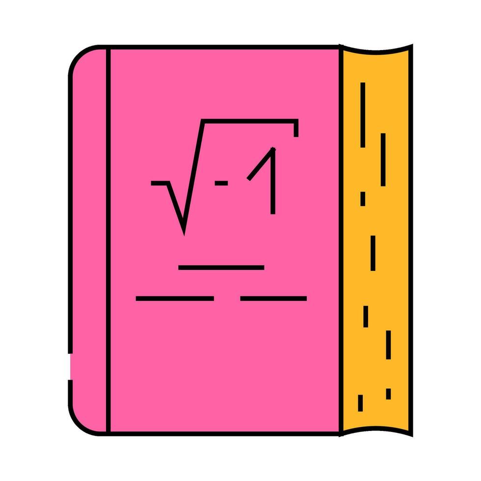 book educational icon color illustration vector