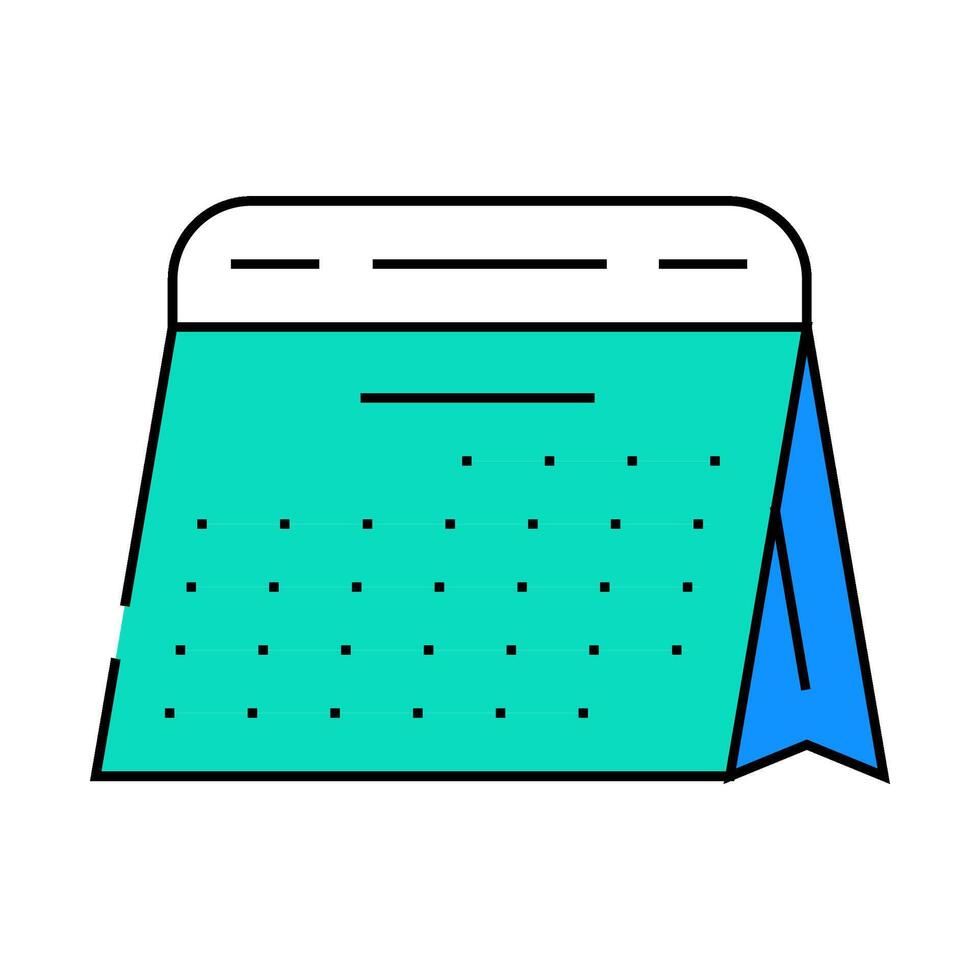 calendar for planning month icon color illustration vector
