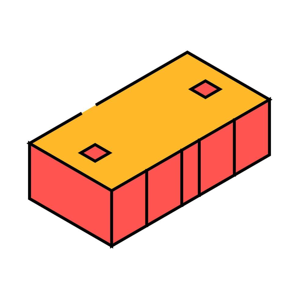 brick for building house icon color illustration vector