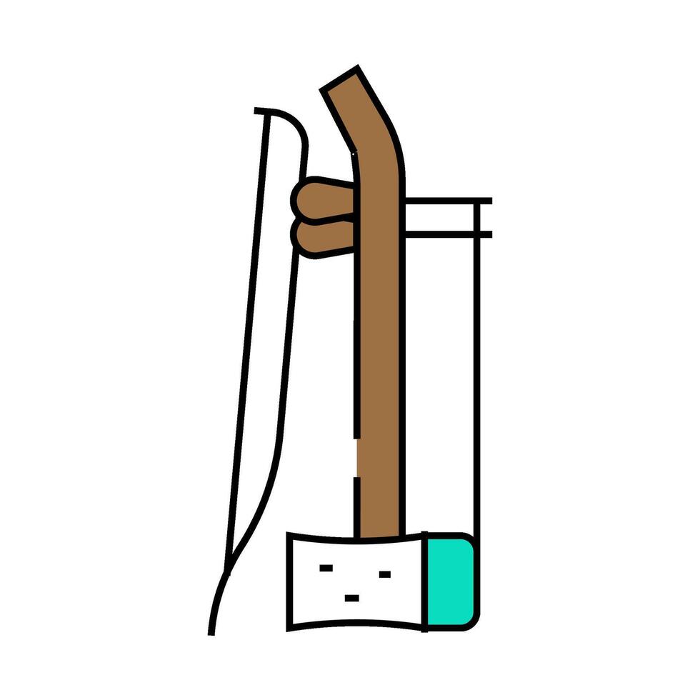 erhu chinese icon color illustration vector