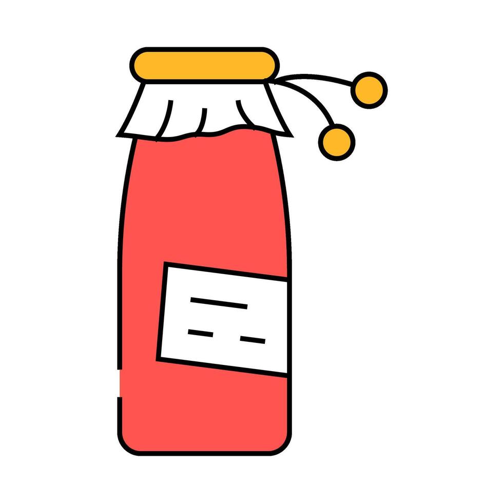 juice tomato icon color illustration vector