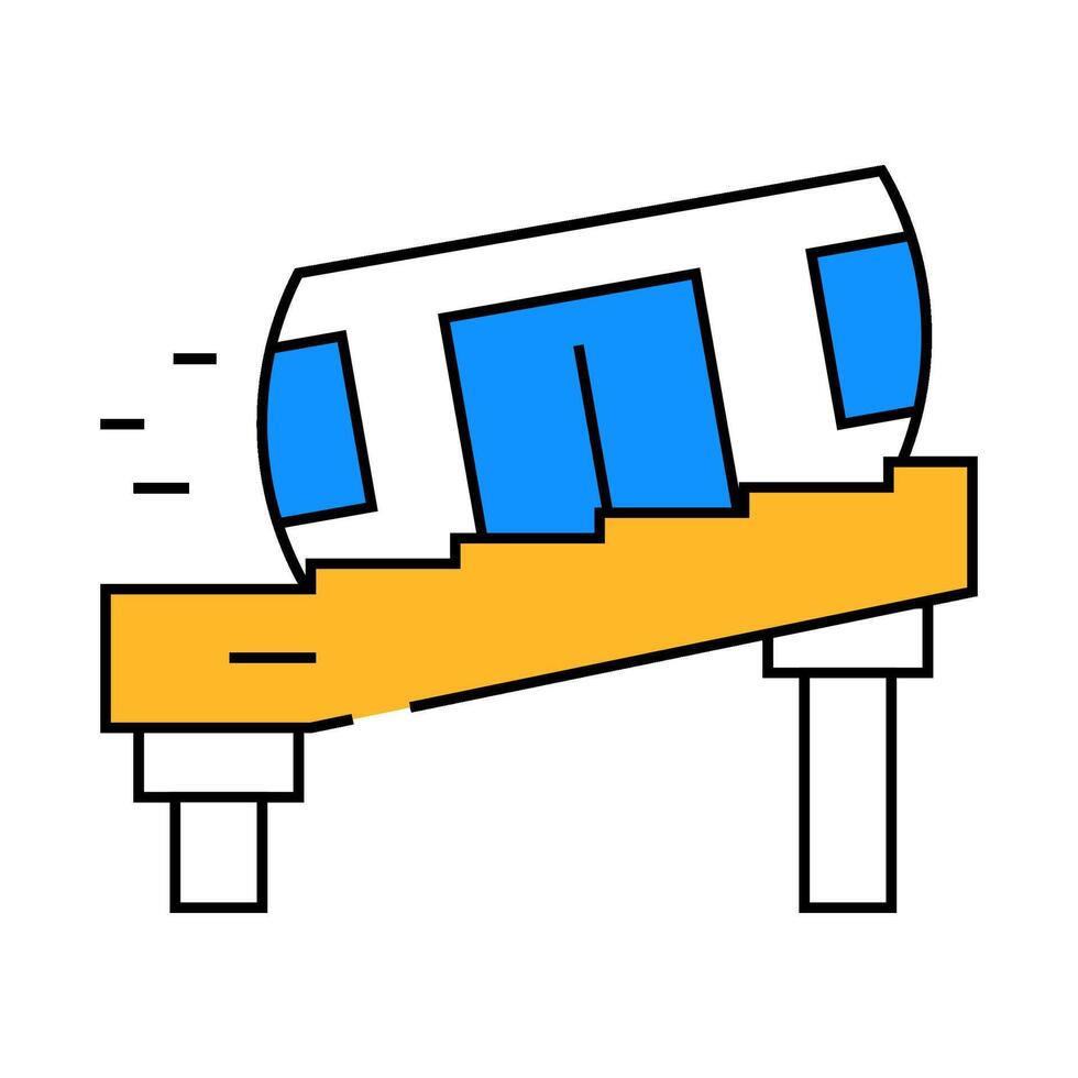 funicular transport icon color illustration vector